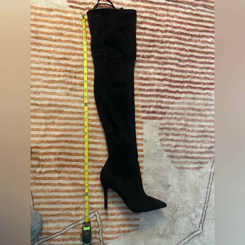 ALDO Women's Asteille black Over-The-Knee Dress Boots - size 6 - Picture 6 of 7
